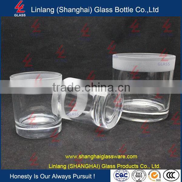 Glass Candle Holder For Home Decoration And Wedding