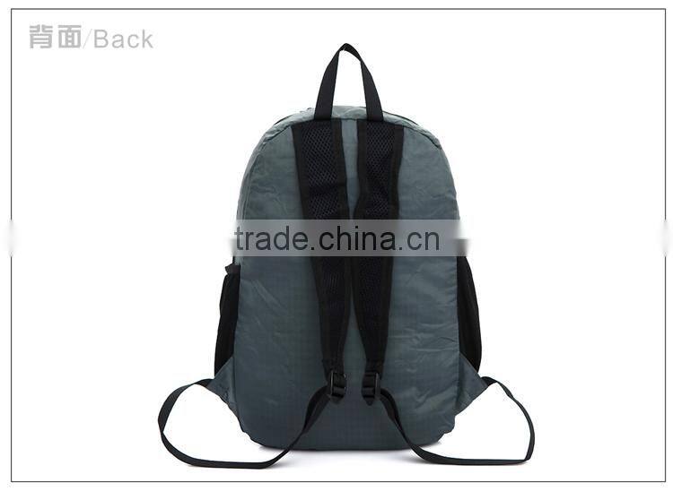2014 new and fashional backpack beverage dispenser, material polyester folding travel backpack