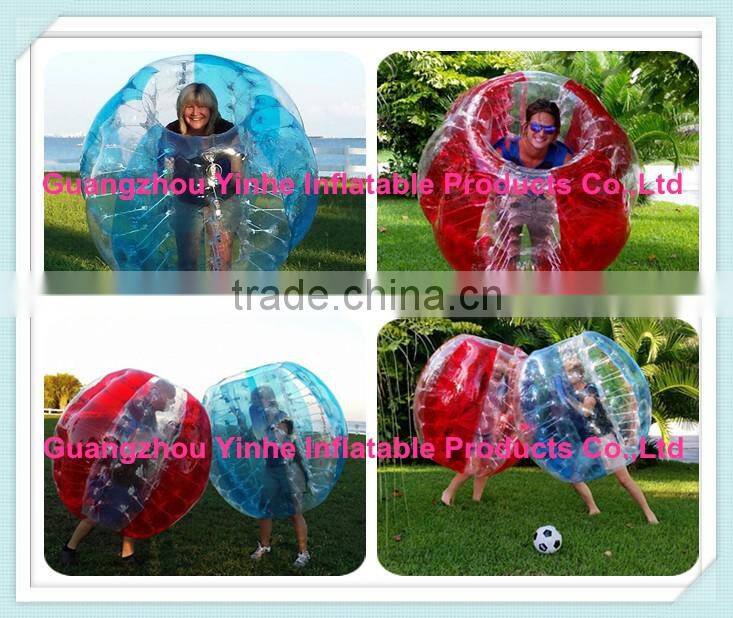 2016 high quality 1.2m/1.5m bubble soccer ball
