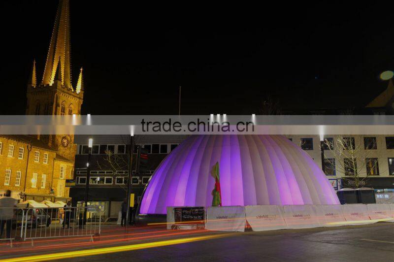 LED Light inflatable bubble room tent house prices