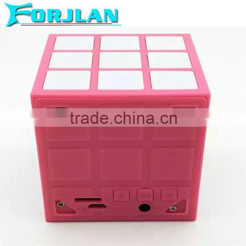 new arrival led dancing water bluetooth cube speaker