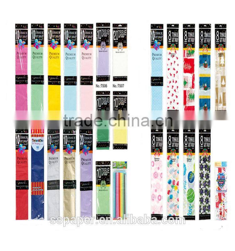 17g color tissue paper jumbo roll