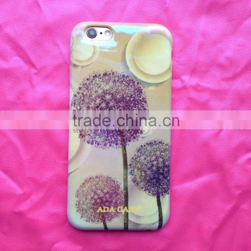 Custom design mobile phone case for iphone 6 cases with blue-ray design