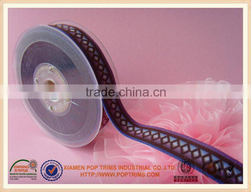 nylon custom printed elastic bans for accesseries