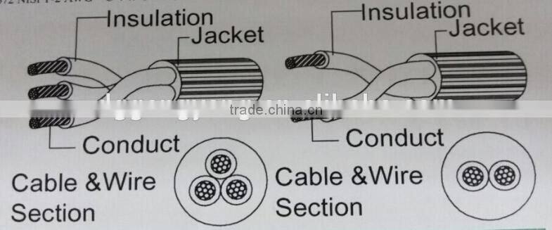 UL SJT/SJTW/SJTO/SJTOW/SJEO/SJEOW power electric UL wire