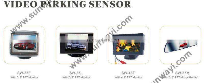 Night Vision Camera Parking Sensor with Radar Detector