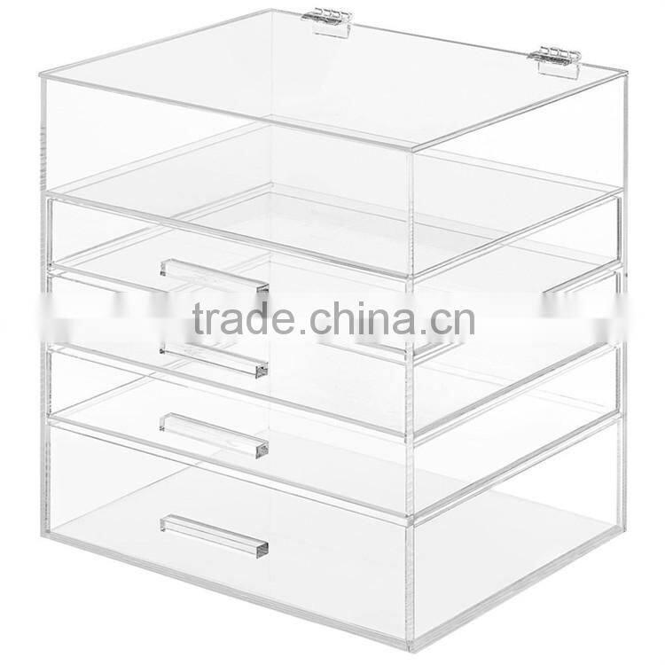 2016 hottest selling acrylic drawers, acrylic makeup drawers, acrylic storage drawers