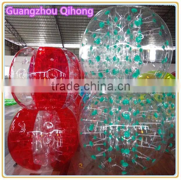 inflatable soccer bubble zorb ball, body zorbing ball
