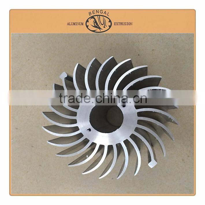 Sunflower Hollow Section Radiator alloy Extrusion Aluminum