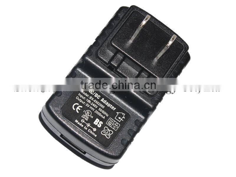 5V 2A USB Wall Charger EU Plug with GS CE ROHS