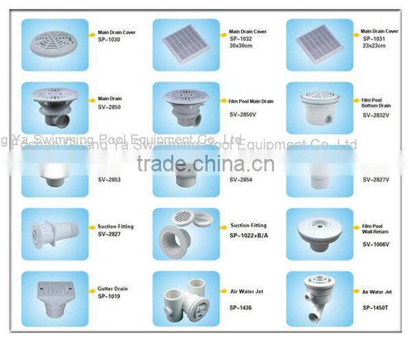 High quality PVC/ABS fittings swimming pool accessory