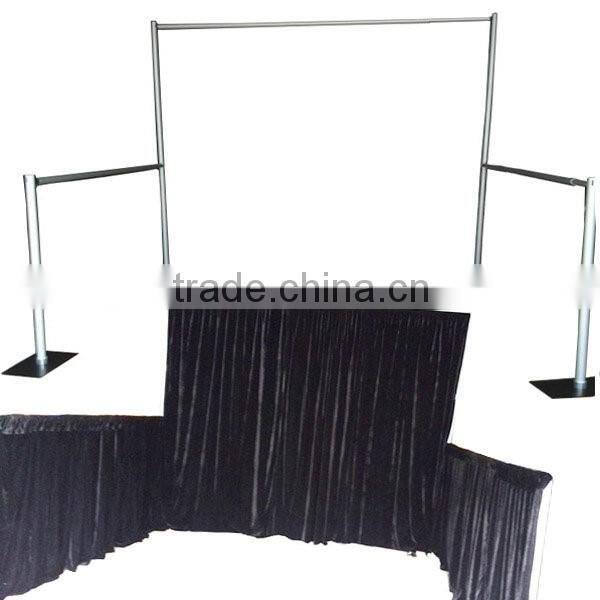 Tradeshow booth structure pipe and drape hot selling 10ft x10ft Convention curtain and pipe kits