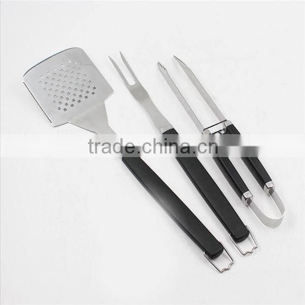 Food grade stainless steel bbq fork with bottle opener