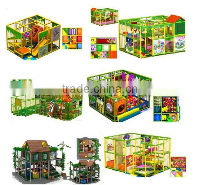 Kaiqi Hot selling PVC Indoor Playground Equipment Pace ship Theme with rocket and rope climber KQ60273A