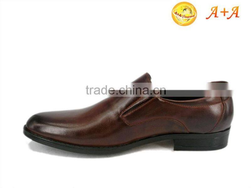 hot selling pu men dress shoes with slip-on