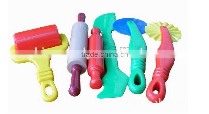 Children educational clay toys ,play dough clay with tool and mold