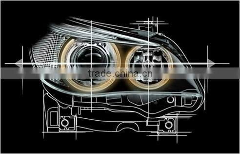 LED RGB Car Angel Eyes Light Headlight with Halo Ring angel eyes headlights