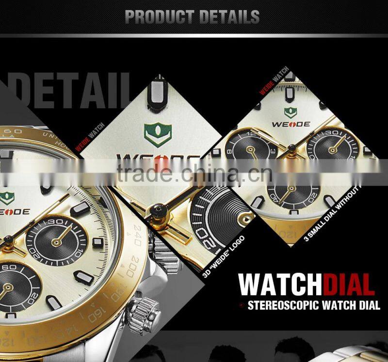 Male Smart Brand watch Water Resistant wristwatch Full stainless Steel Watches Quartz Movement Diver watch case