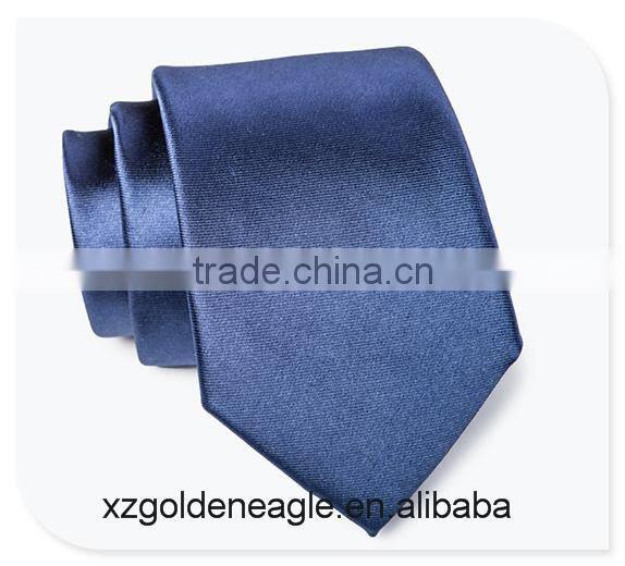 Fashion Silk Tie--Dark Blue
