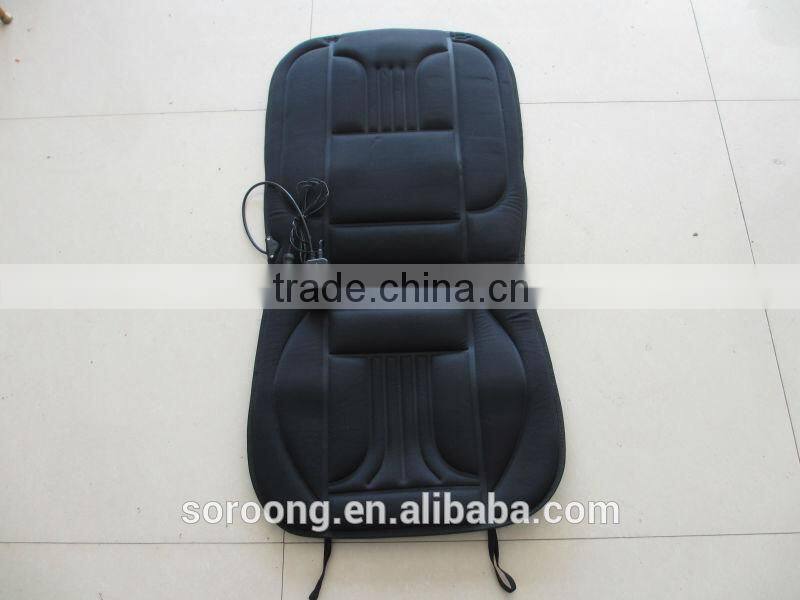 12V adult durable auto heated massage cushion make car seat comfortable
