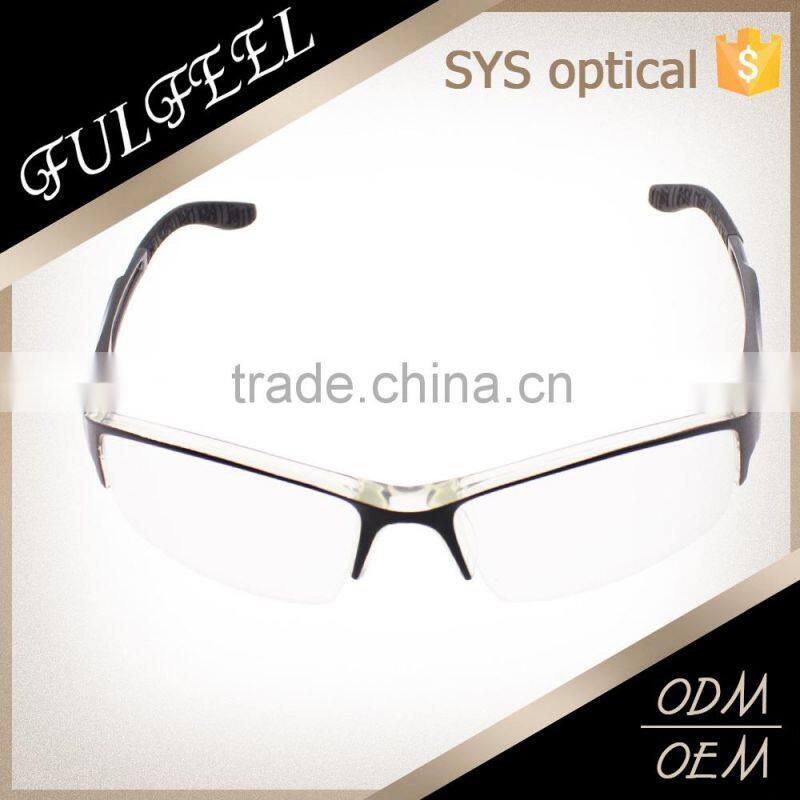 Fashion reading sporting eyewear half frame glasses