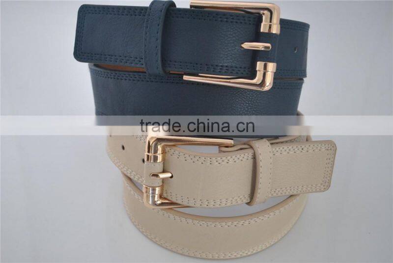 Lady flat PU women popular vogue belt
