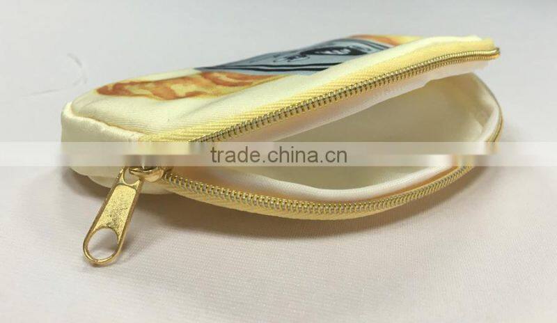 promotional nylon coin purse Hamburger Wallet bag