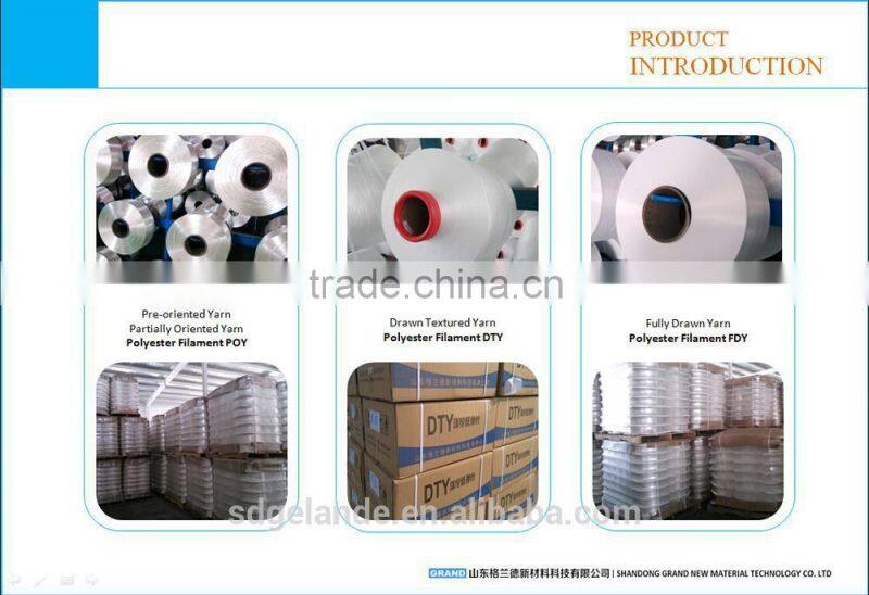 white polyester FDY with good quality and good price