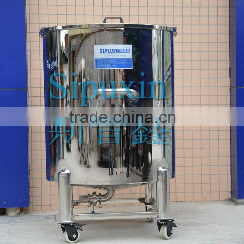 Fruit juice beverage cosmetics machine mixer stainless steel water tank
