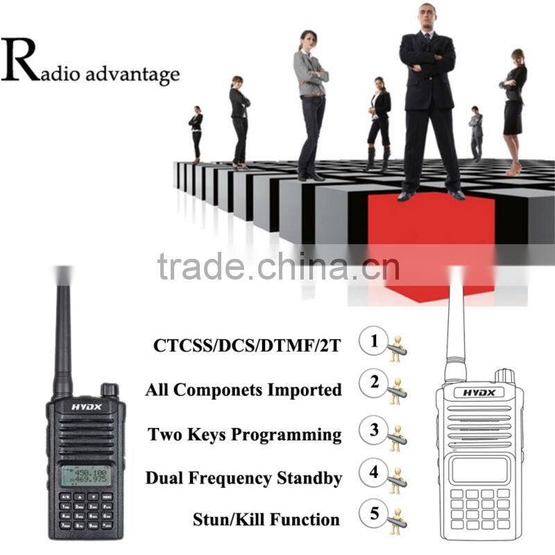 HYDX A1 u/v portable two way radio low price woki toki keypad function