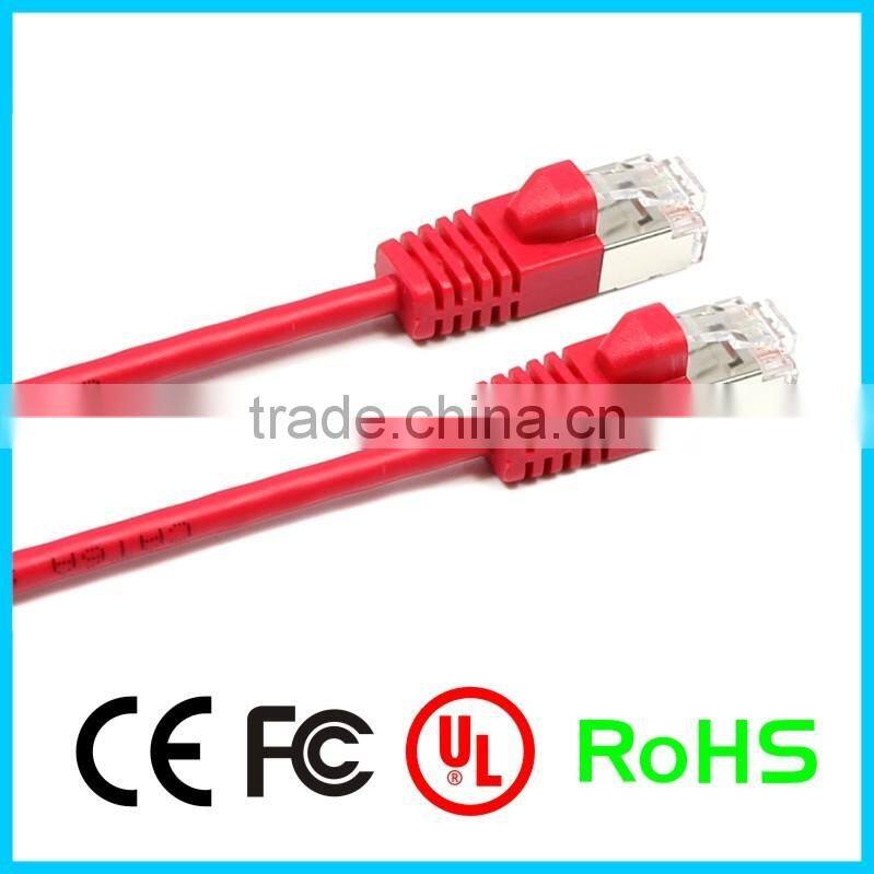 Made in china 32awg 7/0.08mm pure copper cat6a stp sftp cable with 3.8mm outer diameter