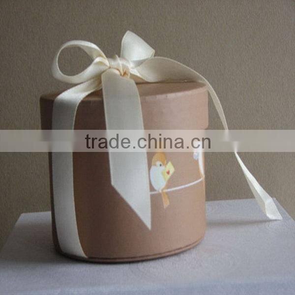 Crazy Selling New Design Luxury Round Tube Paper Candle Box