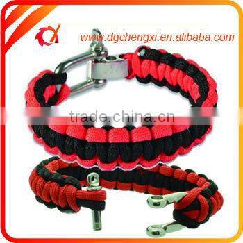 2016 Popular Paracord Bracelet With Logo, Survival Paracord Bracelet, 550 Paracord Bracelet