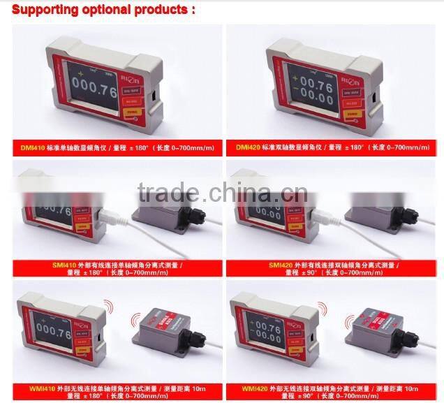 DMI420 Low Cost Mini Bevel Box Digital Inclinometer/Mechanical Inclinometer/Calibration of Inclinometer Made In China