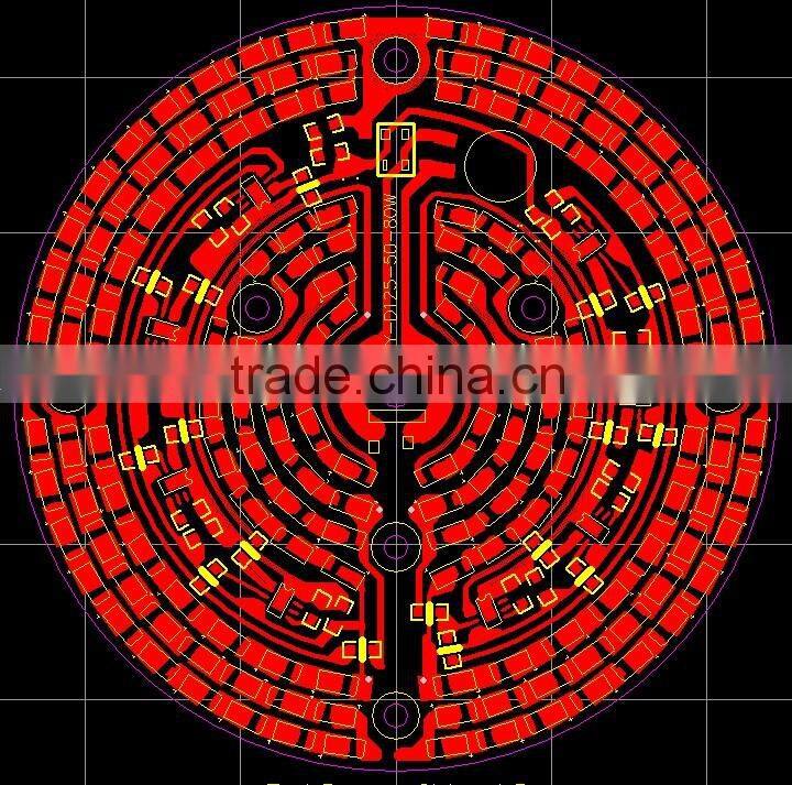 High Lumen 125mm dia 50w 60w 70w 80w round led pcb module AC200-240V input