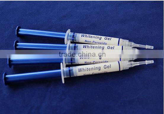 Peroxide/non peroxide teeth whitening home use gel