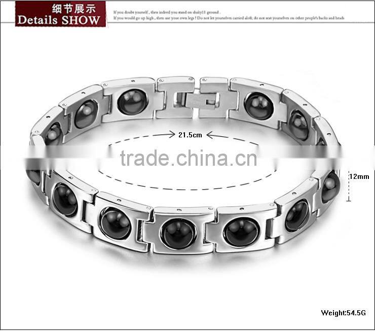KSTONE 316L Stainless Steel Stainless Steel Positive Energy Balance Bracelets For Men and Wemen