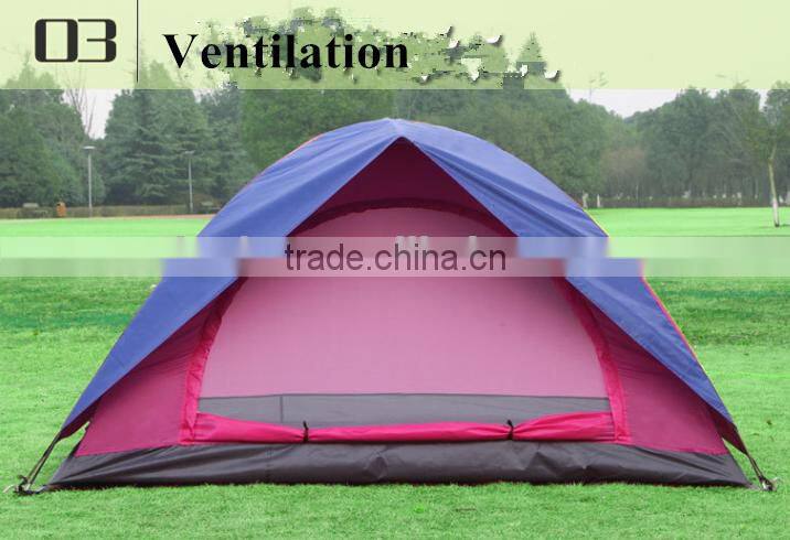 2 person Single Layer Waterproof Anti Wind Camping Tent