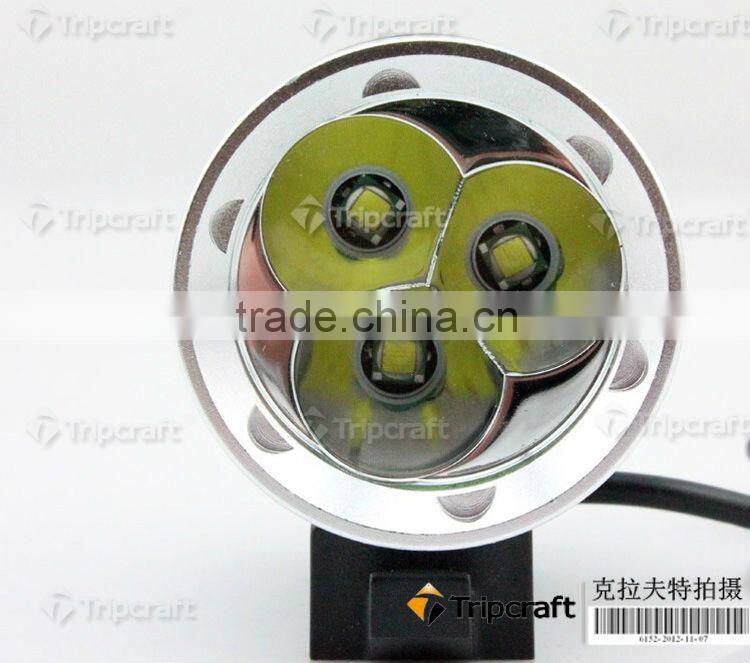 4000 Lumens 3x XM-L T6 LED Headlight 3T6 Headlamp Bicycle Bike Light Waterproof Flashlight