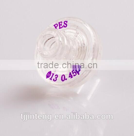 Syringe filter/syringe /filter /PTFE/PES/nylon66/PVDF