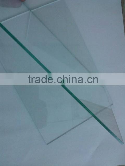 2mm 1.5mm clear cutting sheet glass with beveled edge flat pic glass for paintin