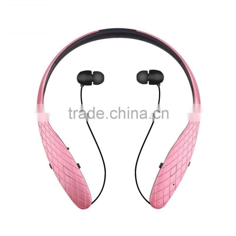 Headset with Mic Stereo Neckband Hand-free Wireless Sports Earphone