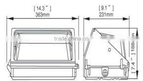 2014 UL,DLC ETL stone wall lighting meanwell driver Samsung 5630 chip 5 years warranty