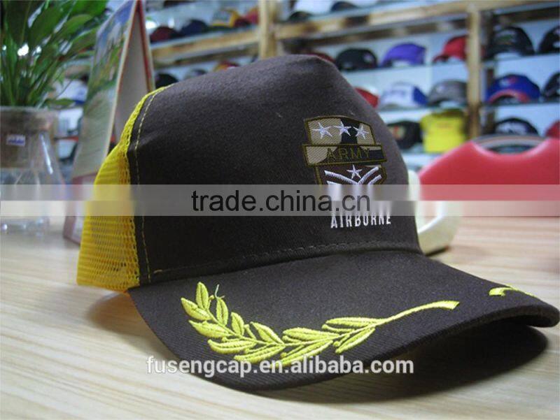 Fashionable 2016 newly design military style mesh cap