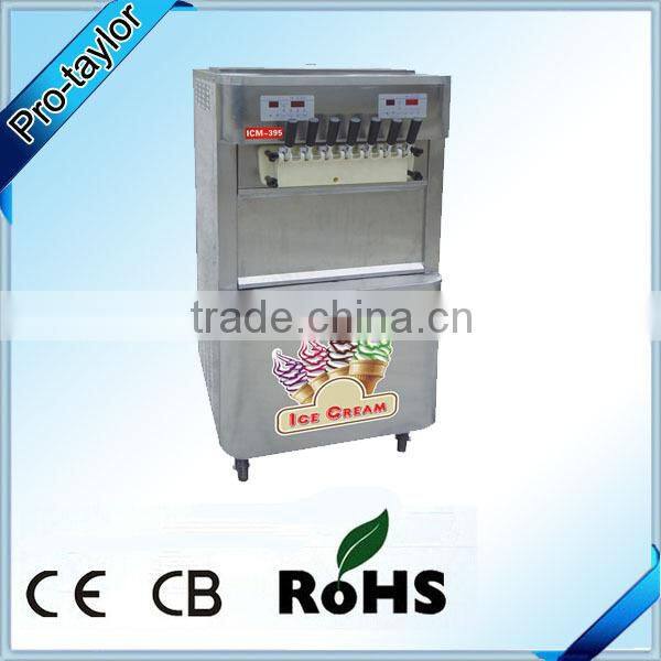 China Professional 4+3 Mixed Flavors Frozen Yogurt Machine