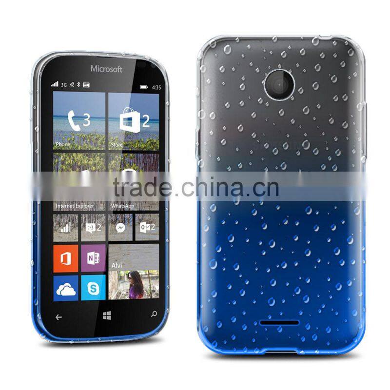 bulk buy from china Gradient TPU Back Case Cover Skin for Microsoft Nokia Lumia 435 3d ultra raindrop cases china suppliers