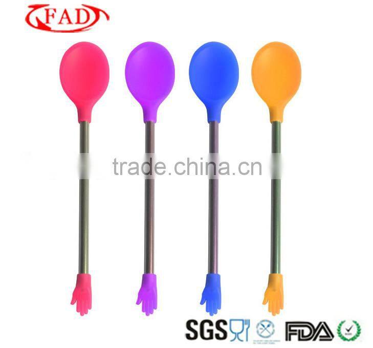 Fei aoda Technology Food Grade Coffee tools coffee silicone 3pcs spoons