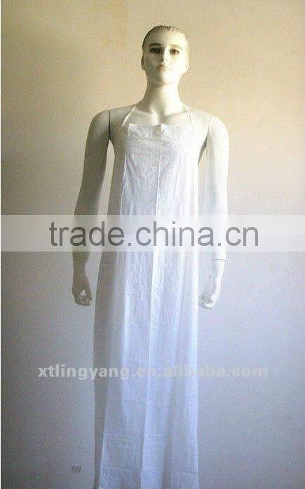Disposable medical PE plastic apron