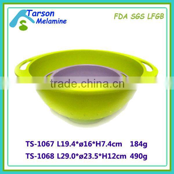 melamine colander with lid