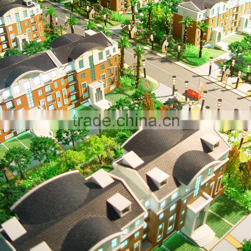 SH Model/ Villa District Building Model Maquette Maker